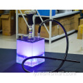 2 slang 500 puffs led shisha acryl